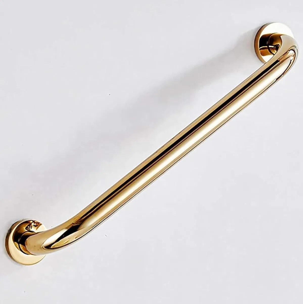 den Brass - Barra de agarre antideslizante para baño de 50 cm, ideal para personas mayores y embarazadas, soporte seguro