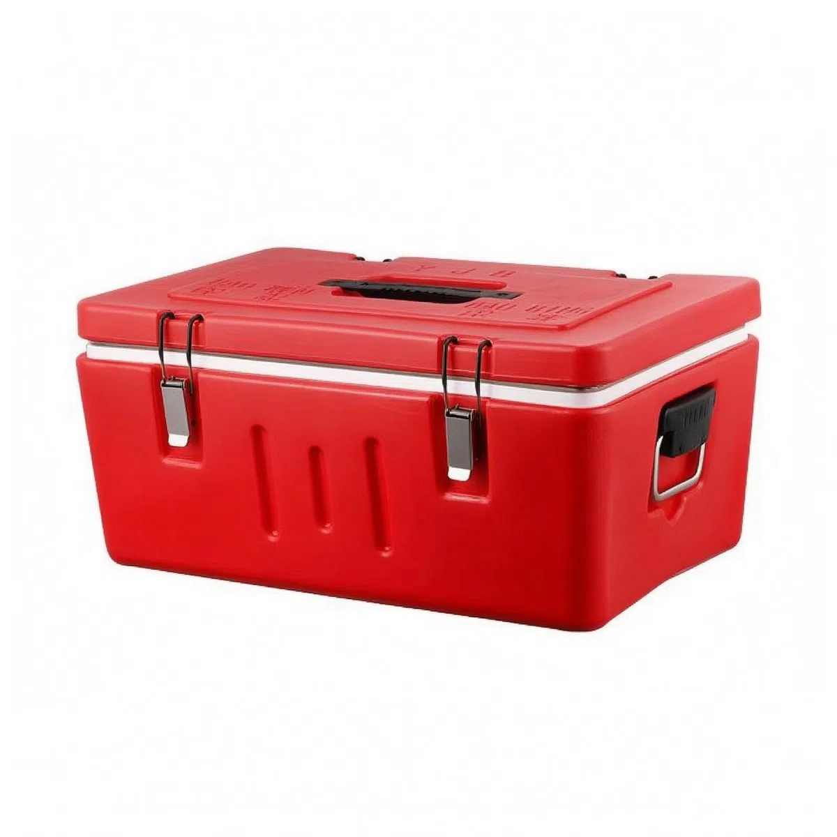 KESOTO Unidad Térmica Aislada Recipiente de, CF-Caja Térmica De Doble Rejilla Tapa Doble Con Revestimiento Interior Extraíble